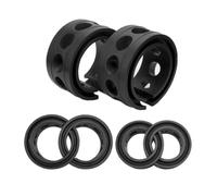 2PC Universal Car Suspension Cushion Absorber Spring Premium Rubber Car Buffer Shock Absorber Spring Bumper Cover Protector(MODEL F)