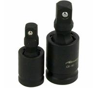Neilsen 2pc Universal Joint Impact Socket Wobble Extension Adaptor 1/2" 3/8" Set