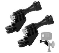2PC Vertical Mount for Gopro, 90 Degree Direction Adapter Elbow Mount Compatible with Insta360 ONE X2, Gopro Hero, DJI Osmo Action 2 and Most Action Cameras