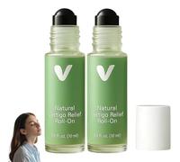 2PC Vertigo Anti-Dizzy Roll-On,Natural Vertigo Relief Roll-On,Moisturising Serum Rolls On,Nausea Relief Rolls-On,Quickly Relieve Dizziness,Stop Tinnitus,Buzzing & Dizziness in 5 Minutes,Rebalance Body