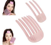 2pc Volumizing Hair Clip, Volume Clip For Roots, Hairline,3/6 Teeth Puffy Lazy Hair Clip No-Trace Hair Root Curlers,Natural Volume Hair Clip,Fixed Forehead Hairpin For Women Girls