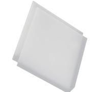 2pc White Polypropylene Sheet - Durable PP Plastic Board for DIY Projects, Electronics, and Industrial Applications(200x200x5mm)