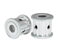 2PC XL-10T Timing Pulley Bore Size 4/5/6/6.35 Mm Aluminium Belt Pulley Teeth Pitch 5.08 Mm Match with Width 15 Mm XL Rubber Belt(6 mm)
