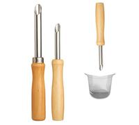 2Pce Straw Hole Punch, Straw Hole Punch for Deli Containers, Hole Puncher for Plastic Lids, A Straw Puncher Suitable for Lemon Water and Milk Tea Lids