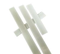 2pcs 0.5m Flat Fiberglass Solid Bar - White Square Rods for RC Airplane Model Reinforcement and DIY Projects(5X12mm)