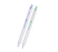2Pcs 0.5mm Clicks Gel Pen Quick Dry Inks Smooth Writing for Exams with Ergonomic Grip Quiet Clicks Gel Pen Quick Drying Inks Smooth Writing