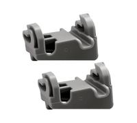 2Pcs 00611474 Dishwasher Lower Rack Fixing Clamp - Lower Racks Fixing Clip, Anti-Loose, Durable Plastic, Easy Snap-In Install, Universal Fit For Most Models
