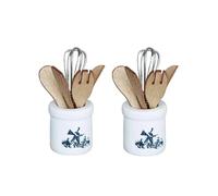 2Pcs 1/12 Miniature Kitchen Utensils Dollhouse Decoration Accessories, Décor, Decorations