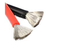 2pcs 1/2/3/5/8/10M Soft Silicone Wire Black Red Cable 30 28 26 24 22 20 18 16 14 12AWG Solar Panel Car Battery Tinned Copper(Black Red 10m,24AWG)