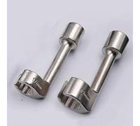 2pcs 1/2 Inch Drive Fuel Line Socket Wrench Set for 17mm and 19mm Tube Fittings, Open-End Line Tool for Automotive Pipe and Hose Maintenance