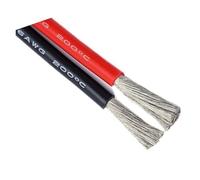 2pcs 1/3/5/10/20m Black Red Silicone Wire Cable Battery Line6 8 10 12 14 16 20 22 24 26 28 30 Awg Flexible Electrical Heat Resistanta(3m,12 AWG)