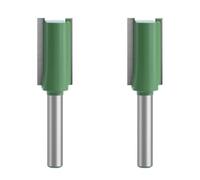 2PCS 1/4 Inch Shank Router Bit, 12mm Straight Router Bit, Steel Straight Milling Cutter, Woodwork Milling Cutter Router Bit, Woodworking Milling Trim Router Bit for Wood Cutting, DIY Woodworking