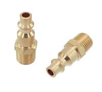 2Pcs 1/4 NPT Air Line Hose Fitting Quick Release Coupler for Compressor Pneumatic Tools Automotive Industry Mechanical