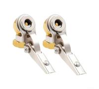 2Pcs 1/4 NPT Tire Inflator Chuck, Zinc Alloy Air Compressor Connector
