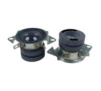 2Pcs 1.5 Inch Mini Tweeter Audio Speaker 6 Ohm 10W Angled Treble Sound Music Home Theater Loudspeaker