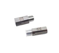 2pcs 1/8" 1/4" 3/8" 1/2" 3/4" 1" Male to Female Thread Check Valve 304 Stainless Steel One Way Valve(1/4",in and Out)