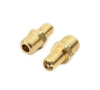 2pcs 1/8" for NPT Solid Brass Air Compressor Tank Fill Valve with Nickel-Plated Core and Black ABS Cap, 200 PSI Working Pressure, Hexagonal Body for Workshop Air