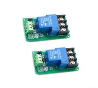 2pcs 1-Channel 30A Relay Board with Optocoupler Isolation and Status LED for 5V 12V 24V DC Control Systems and Automation Equipment (5V)