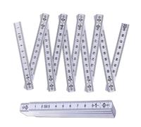 2Pcs 1 Meter Protable Foldable Measuring Stick with Clear Scale Easy Carry Ruler Easy to Carrry Rule Portable Folding Ruler