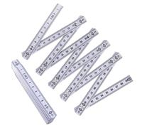 2Pcs 1 Meter Protable Foldable Measuring Stick with Clear Scale Easy Carry Ruler Easy to Carrry Rule Classroom Safe Folding Measuring Stick