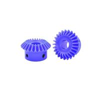 2pcs 1 Module 90° Bevel Gears 15T/20T/25T/30T Bore 4/5/6/8/10/12mm 1:1 Speed Ratio Plastic Straight Gear for CNC equipment(1 Module 25T Bore 12mm)