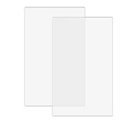 2Pcs/1 Pair Cutting Pads Compatible with BSP & BS Switch Plus Die Cutting Machine,Clear Polycarbonate Plastic Cutting Plates,Pads Die Cutting Plates for Embossing Crafting (15 x 8 3/4 x 1/8 inch)