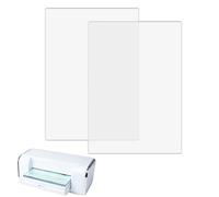 2Pcs/1 Pair Cutting Pads Compatible with BSP & BS Switch Plus Die Cutting Machine,Clear Polycarbonate Plastic Cutting Plates,Pads Die Cutting Plates for Embossing Crafting （12 3/4 x 8 3/4 x 1/8 inch）