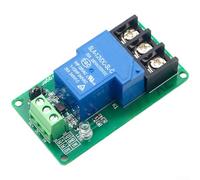 2pcs 1-Way High/Low Level Trigger Relay Module 30A for Automation Control Compatible with 5V 12V 24V DC Power Supply (12V)