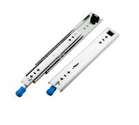 2pcs 10 12 14 16 18 20 22 24 26 28 30 H53mm Heavy Telescopic Ball Bearing Drawer Slide Rail RV Industrial Box Full Extension Lock(with Lock,24Inches 600mm)