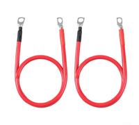 2PCS 10 Square Cable for Electric Bikes and Scooters, Pure Copper with Flame Retardant Terminals (2PCS 50Cm)