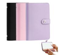 2Pcs 100 Envelopes Money Saving Wallet, Mini Money Saving Binder, Budget Binder with Cash envelopes, Savings Challenge Binder- Savings Challenges Book to Plan and Save (D)