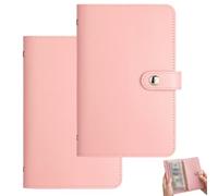 2PCS 100 Envelopes Saving Challenge,Money Saving Wallet & Budget Binder,Savings Challenge Book for Couples,Savings Challenge Book Organizer,Cash Budget Money Saving Book for Offices & Home #Pink