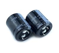 2Pcs 10000uF 25V 25V10000uF 22x30 22X40 25X30 25x35 Snap-in PSU Amplifier Capacitor Electronic devices (Size : 25V10000uF 25x35)