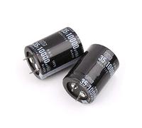 2pcs 10000uF 35V Radial Aluminium Electrolytic Capacitors 25x40mm Components Component