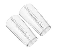 2pcs 1000ml Plastic Graduated Mixing Jug Cup for Blenders, Beaker | High-transparency PC Construction, Level Markings, Wear-resistant Design, Suitable for Batch Smoothies, Baking and Epoxy