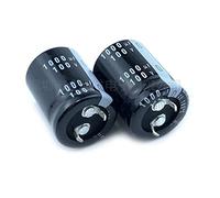 2Pcs 1000uF 100V 100V1000uF 22x25/30/35/40 25x25/30 Snap-in PSU Amplifier Capacitor Electronic devices (Size : 100V1000uF 25x30)