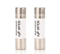 2PCS 1000V DC Solar Fuses, Solar PV Photovoltaic Protection Fuse, 20kA Fast Acting in line Fuse for Photovoltaic Power Plants and Inverter Rectifier Systems,10 X 38mm / 0.4 X 1.5in