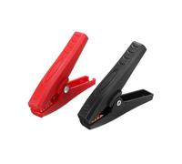 2pcs 100A Battery Alligator Clips, Insulated Heavy Duty Clamp Connector for Car Battery Chargers, 9cm