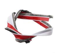 2PCS 100CM Door Bottom Seal Strip with Brush, Self-Adhesive TPE Draft Excluder for Gap Insulation Soundproof Dustproof Moisture and Light Blocking for Garage Bedroom Bathroom Office Doors (White)