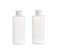2Pcs 100ml Empty Clear Plastic Soft Tube Squeeze Bottle with Flip Cap Refillable Cosmetic Makeup Sample Packing Storage Containers Travel Bottle Jars for Lotion Shower Gel Shampoo Toiletries