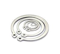 2pcs 100mm,External Circlips C-Clip Retaining Shaft Snap Rings 304 Stainless Steel