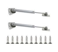 2PCS 100N Gas Struts Soft Close Hinges Kitchen Cabinets, Small Gas Struts Cupboard Door Supports, Soft Open & Slow Close Gas Springs for Drop Down Doors, Desks, Stores & Furniture Lids - 22lb Lift