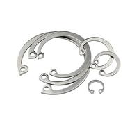 2pcs 105mm,304 Stainless Steel C-Clips,Internal Circlip,Snap Ring,Internal Retaining Ring