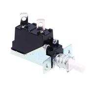 2Pcs 10A AC250V 2 Pins Self-locking Push Button Power Switch KDC-A04-1
