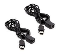2PCS 10ft/3m Extension Cables Compatible with NES Classic Mini Edition (2016) Controller, Extending Cords for Super Classic Edition-2017 Wii Remote/Wii Nunchuck Controller