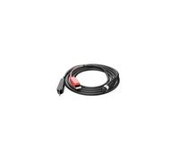 2Pcs 10Ft Electric Fishing Reel Power Cord Cable, Power Cable Connecting Battery to Reels Spool Compatible with Daiwa Tanacom 1000 750 500, Seaborg 500MJ, Leobritz, Shimano, BeastMaster, ForceMaster