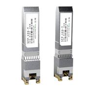 2PCS 10GBASE-T SFP+ RJ45 Copper Transceiver Module, Multi-Rate 1.25G/2.5G/5G/10G up to 30m - Compatible with TP-Link, Cisco SFP-10G-T-S, Ubiquiti UF-RJ45-10G, Netgear, Broadcom, Mikrotik and More