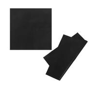 2pcs 10kv High Voltage Rubber Insulation Mat for Switchboard Areas | Black Rubber Sheet, Waterproof Seal, Anti-slip Texture, 1mm Thin Square Format for Workshops