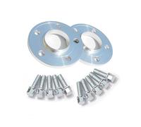 2pcs 10MM/15MM/20mm 5x112 66.6 Wheel Spacers For Mercedes For Benz 14x1.5 Ball Type Bolts(20mm silver)