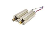 2pcs 10mm*22mm 1020 CW+CCW Coreless Electronic Starter DC 3.7V-7.4V High Speed 9T Brass Gear for RC Car Drone Quadcopter Aircraft Engine Motor Drivers